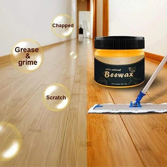 Beewax Wood Polish, Shining Polish for Wood & Furniture