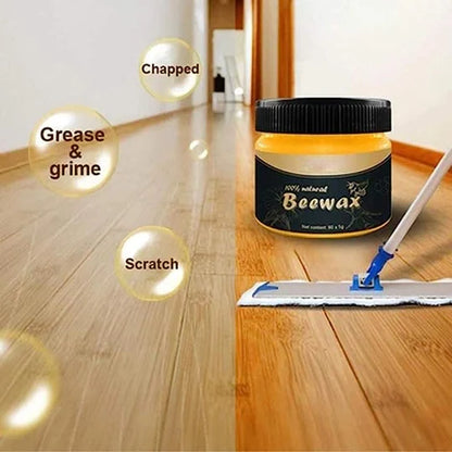 Beewax Wood Polish, Shining Polish for Wood & Furniture